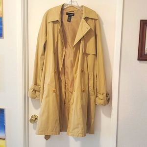 classic tan trench coat